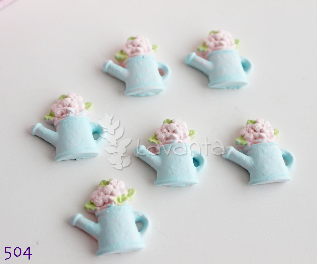 Sulama Kabında Çiçek Silikon Kalıbı