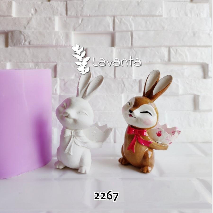 Sunumcu Bayan Tavşan Kalıbı