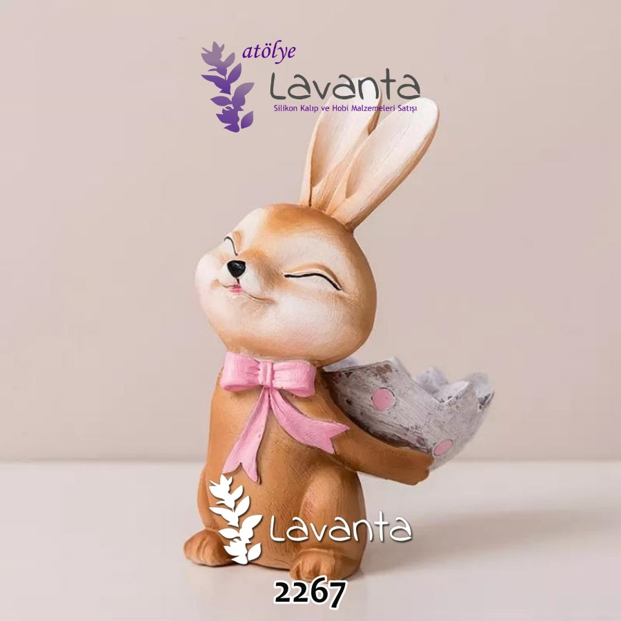 Sunumcu Bayan Tavşan Kalıbı