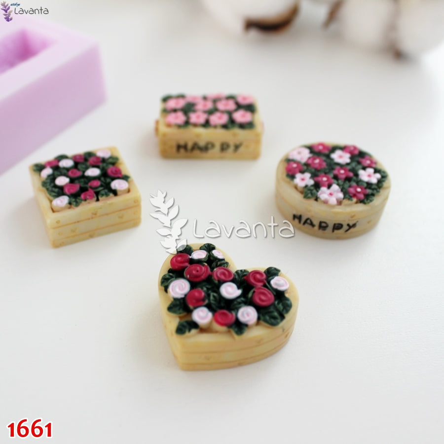 Çiçek Sepetleri Teraryum Kalıbı