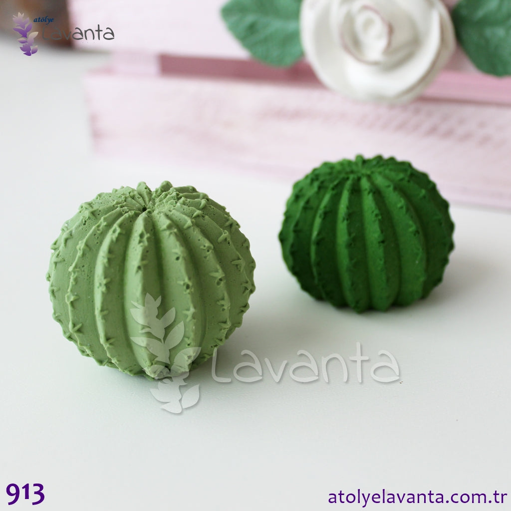 Top Kaktüs Kokulu Taş Kalıbı