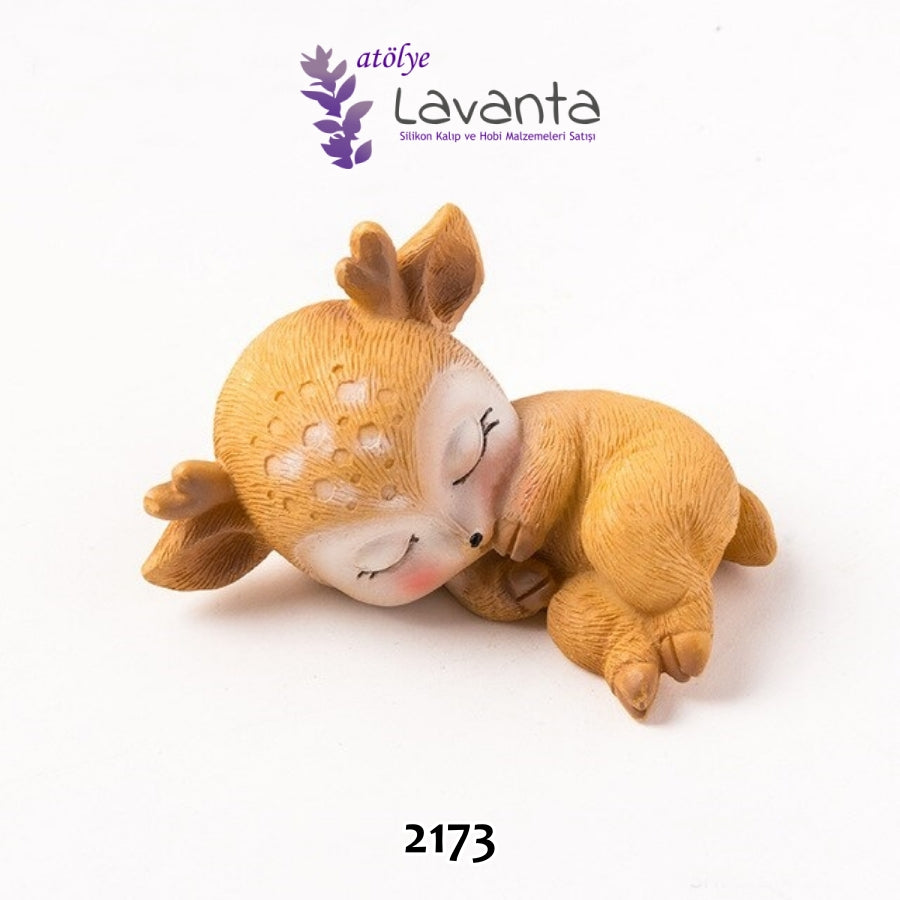 Uyuyan Bebek Geyik Kalıbı