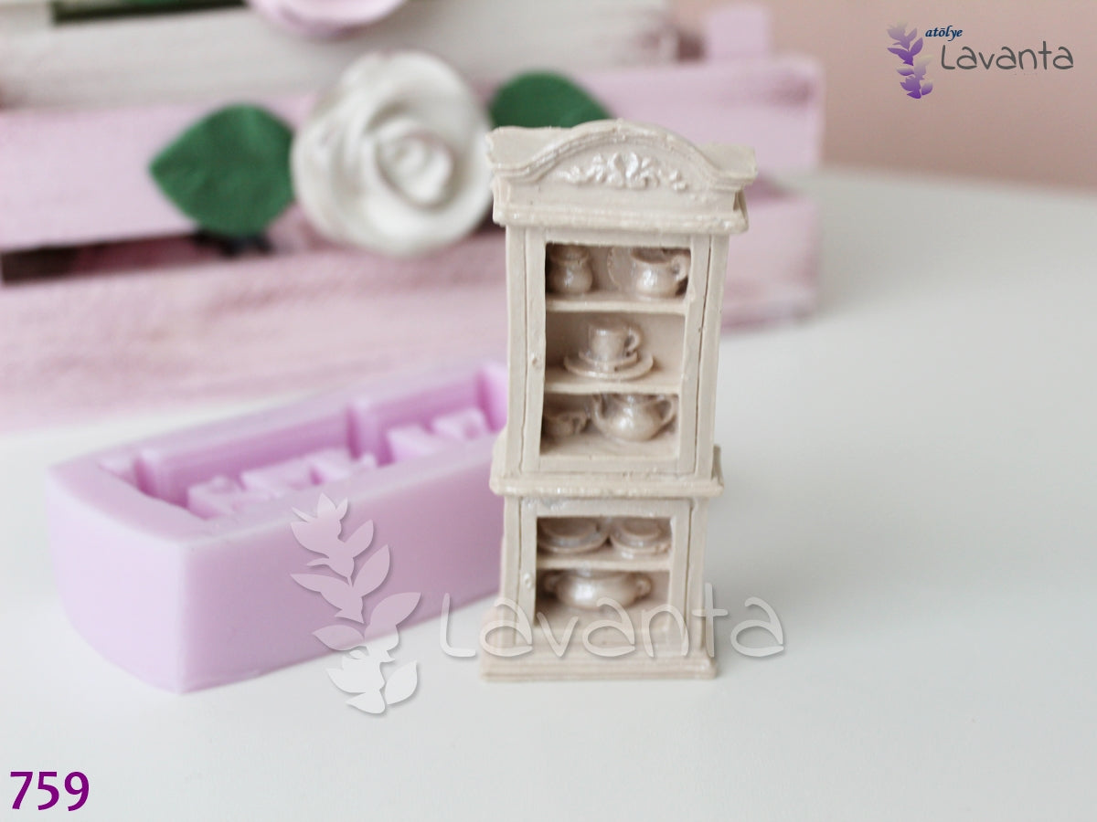 Vitrin Kokulu Taş Silikon Kalıbı