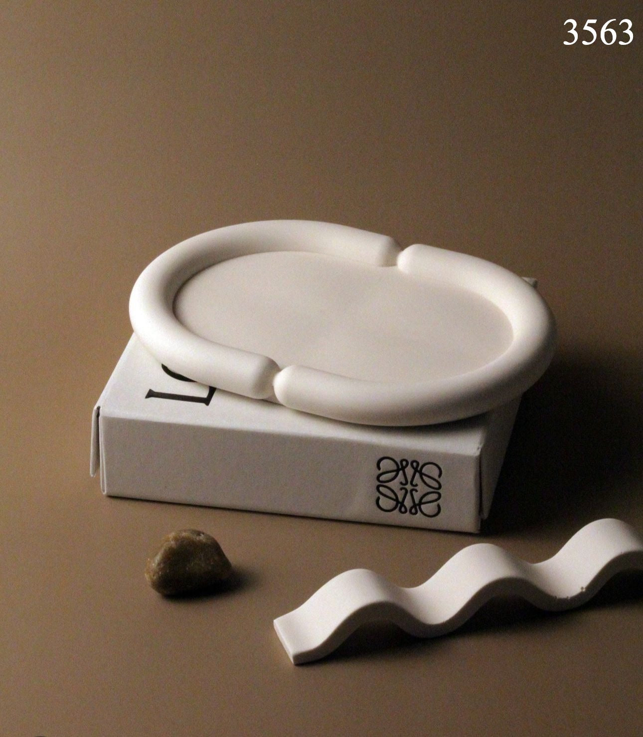 Oval Sunumluk Silikon Kalıbı - 3