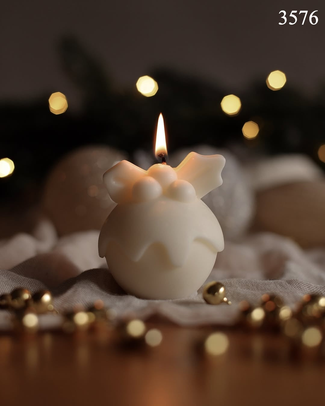 Yılbaşı Kokinalı Top Süs Kalıbı