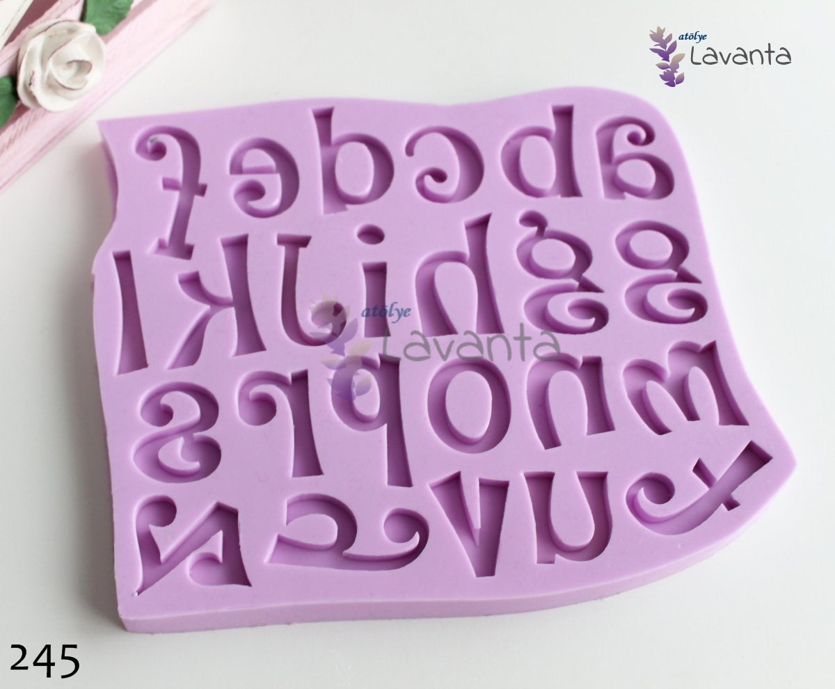 Yamuk Harfler Silikon Kalıbı