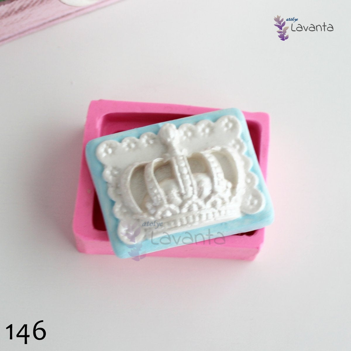 Yastıkta Kral Taçı Silikon Kalıbı