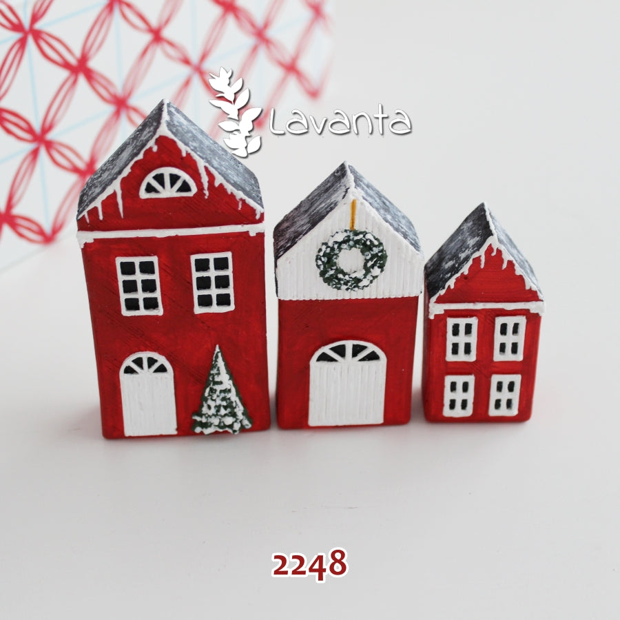 Yılbaşı Evleri Silikon Kalıpları