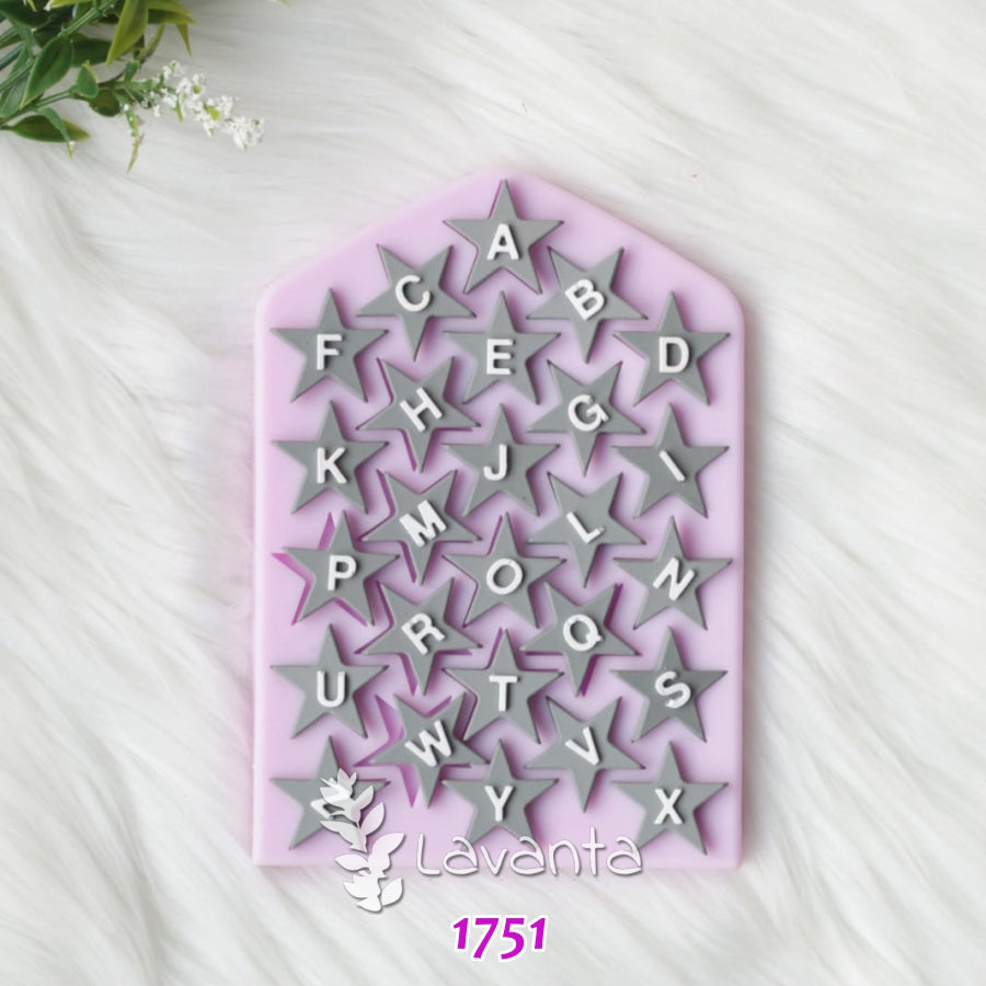 Yıldız Harfler Silikon Kalıbı
