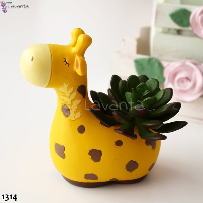 Zürafa Saksı Silikon Kalıbı