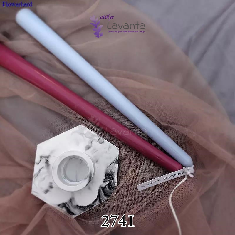 Altıgen Tabanlıklı Mumluk Kalıbı