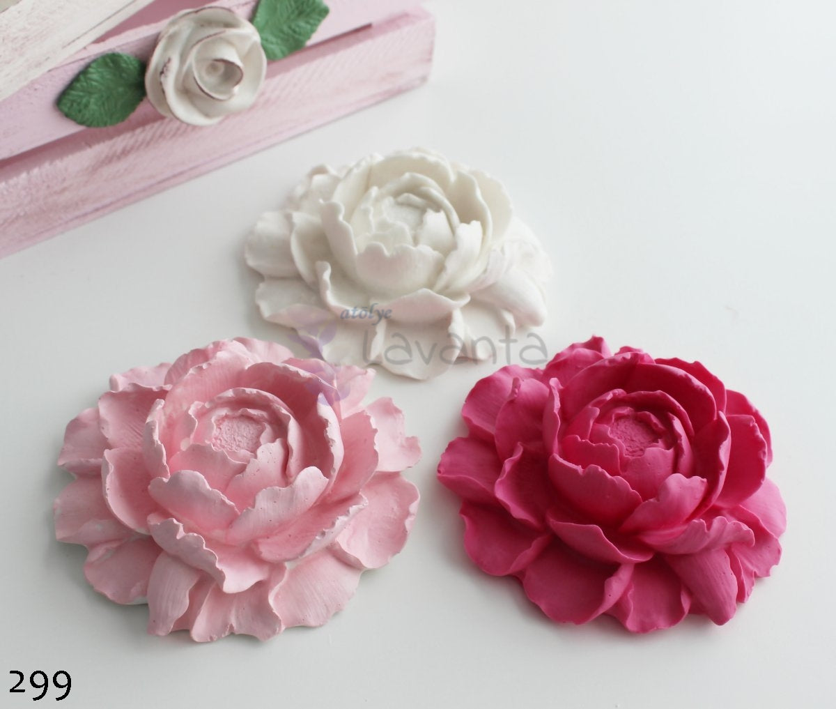 Büyük Açmış Şakayık Silikon Kalıbı