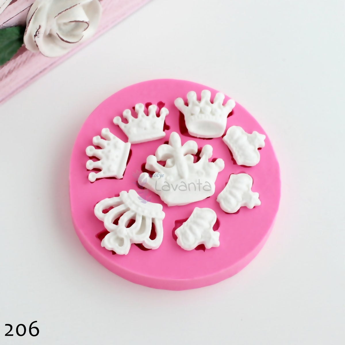 Çoklu Kral Taçı Silikon Kalıbı