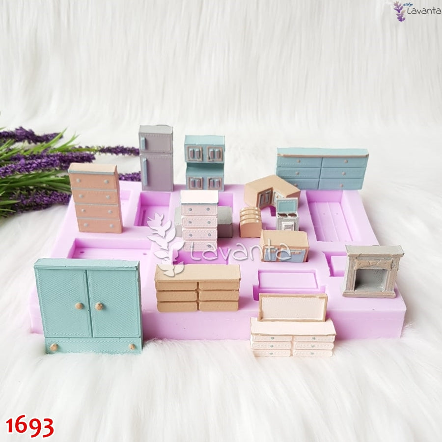 Çoklu Mobilya Pano Kokulu Taş Kalıbı