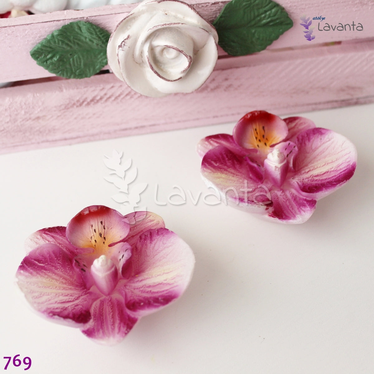 Detaylı Orkide Silikon Kalıbı