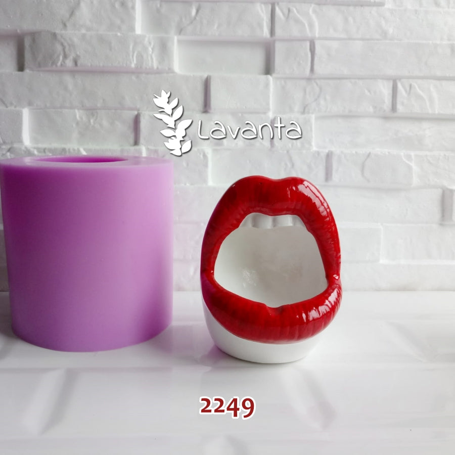 Dudak Saksı Silikon Kalıbı