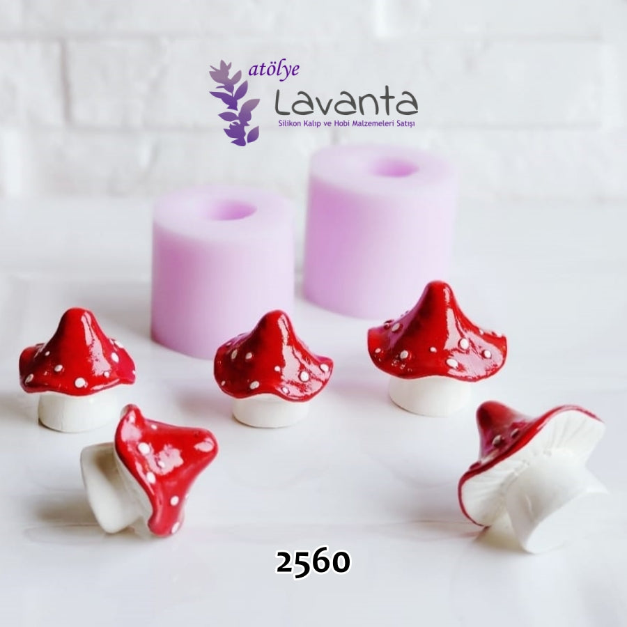 İkili Mantar Silikon Kalıbı