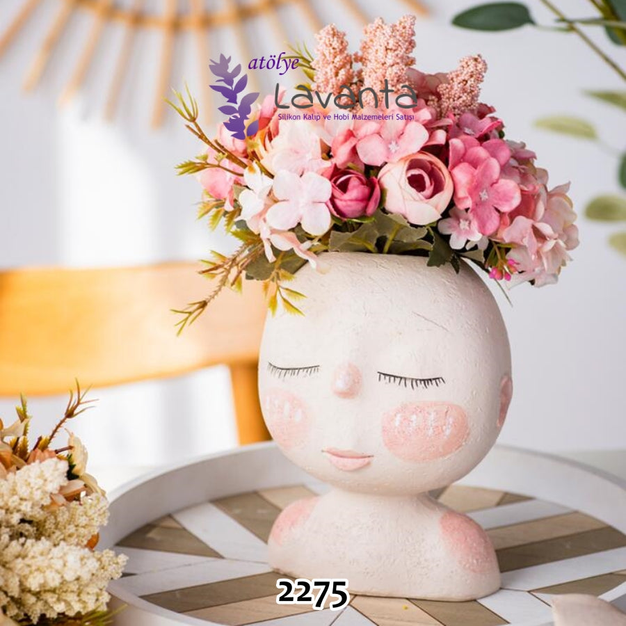 Kız Vazo ve Saksı Kalıbı