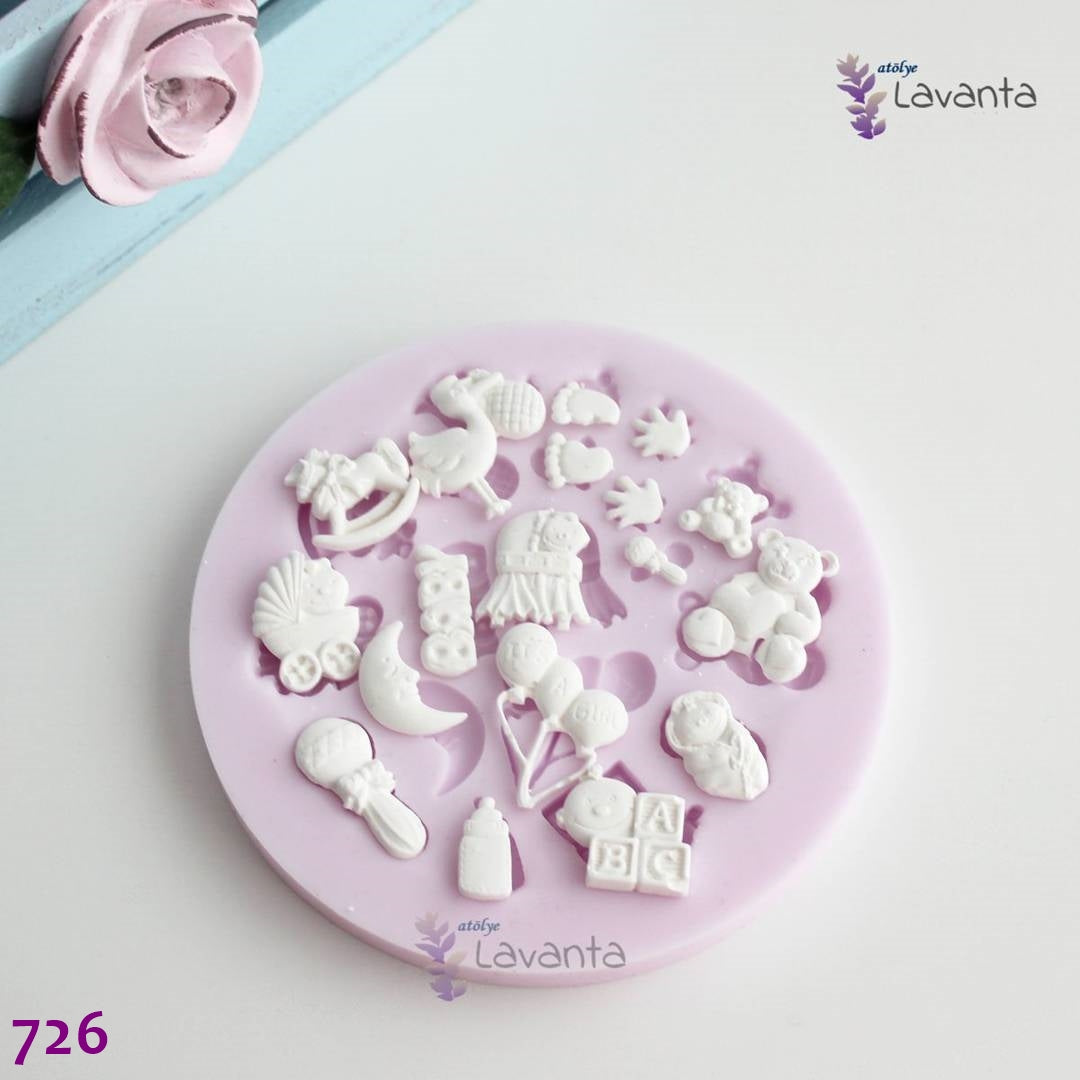 Panolar Bebek Objeleri Silikon Kalıbı