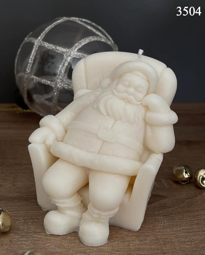 Santa Silikon Mum Kalıbı