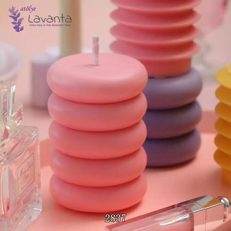 Halkalı Silindir Mum Kalıbı