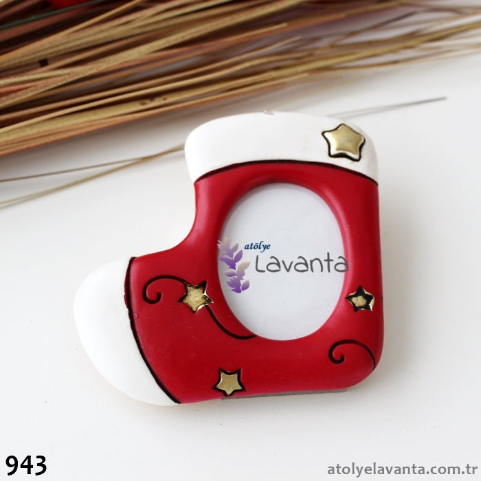 Yılbaşı Çorap Çerçeve Silikon Kalıbı