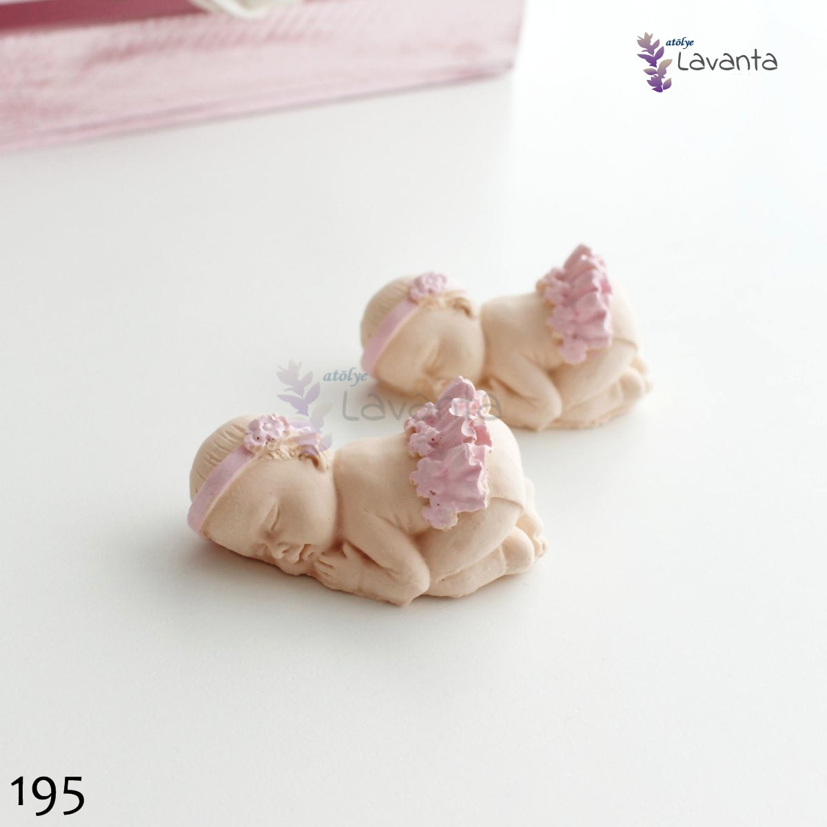 Yüzüstü Yatan Kız Bebek Silikon Kalıbı