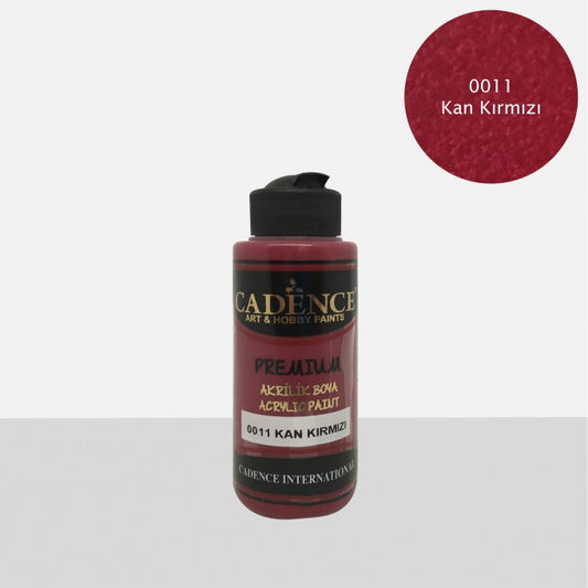 0011 Kan Kırmızı - Premium Akrilik 120ml