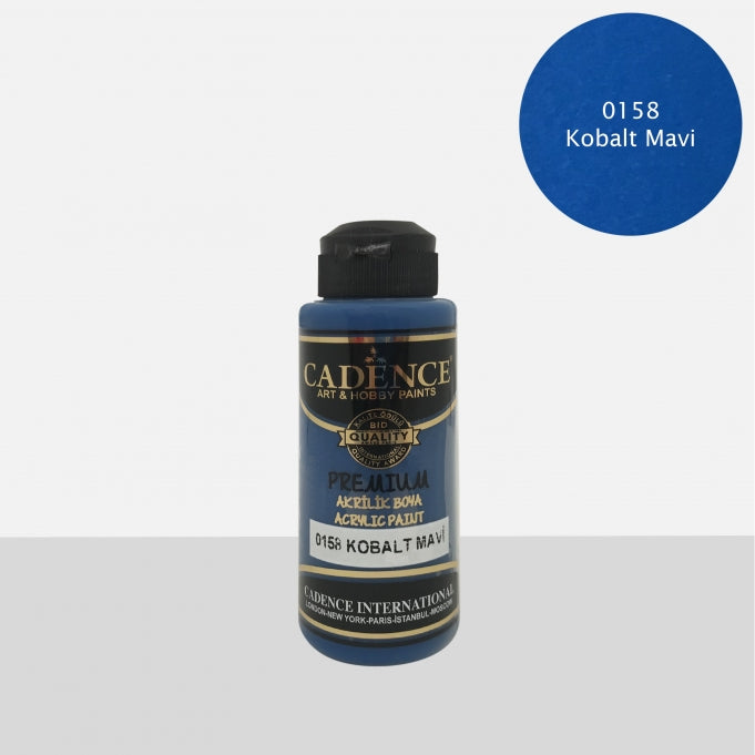 0158 Kobalt Mavi - Premium Akrilik 120ml