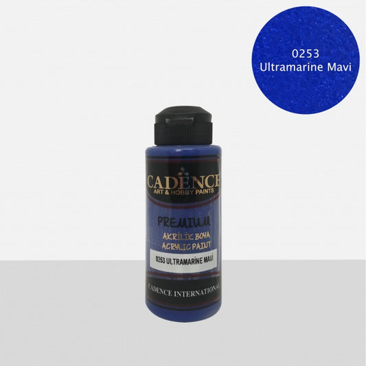 0253 Ultramarine Mavi - Premium Akrilik 120ml