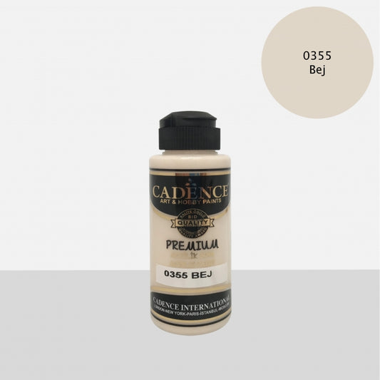 0355 Bej - Premium Akrilik 120ml
