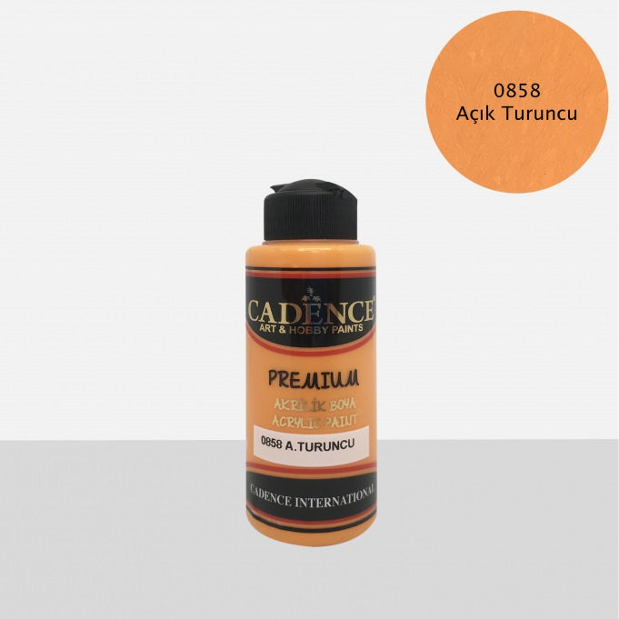 0858 A.Turuncu - Premium Akrilik 120ml