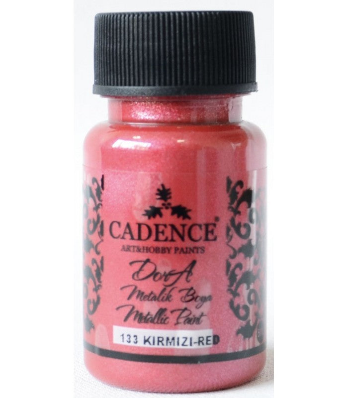 133 Dora Kırmızı Dora Metalik Boya 50ML