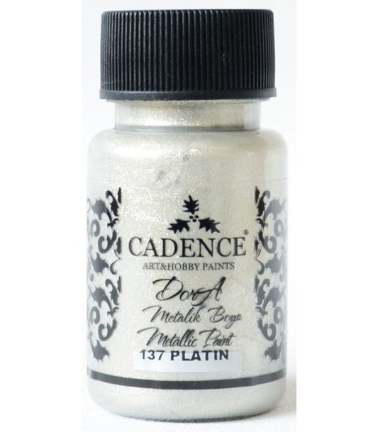 137 Platin Dora Metalik Boya 50ML