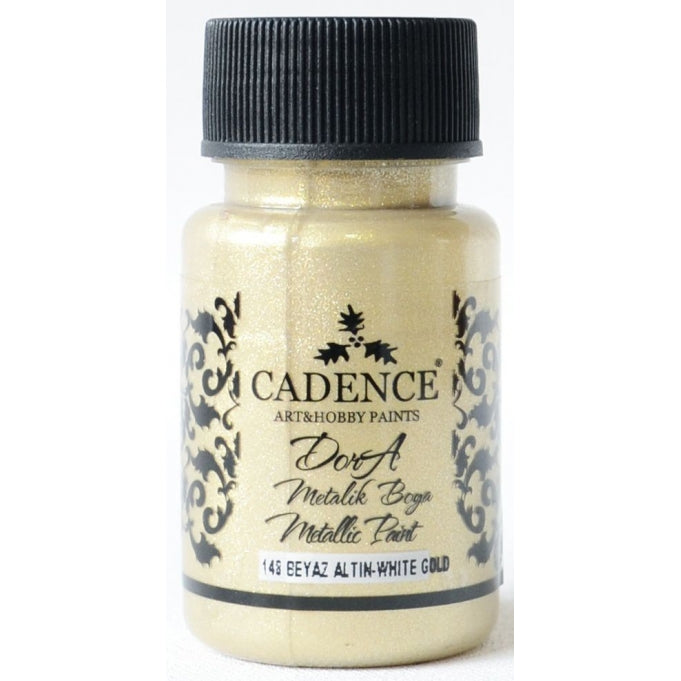 148 Beyaz Altın Dora Metalik Boya 50ML