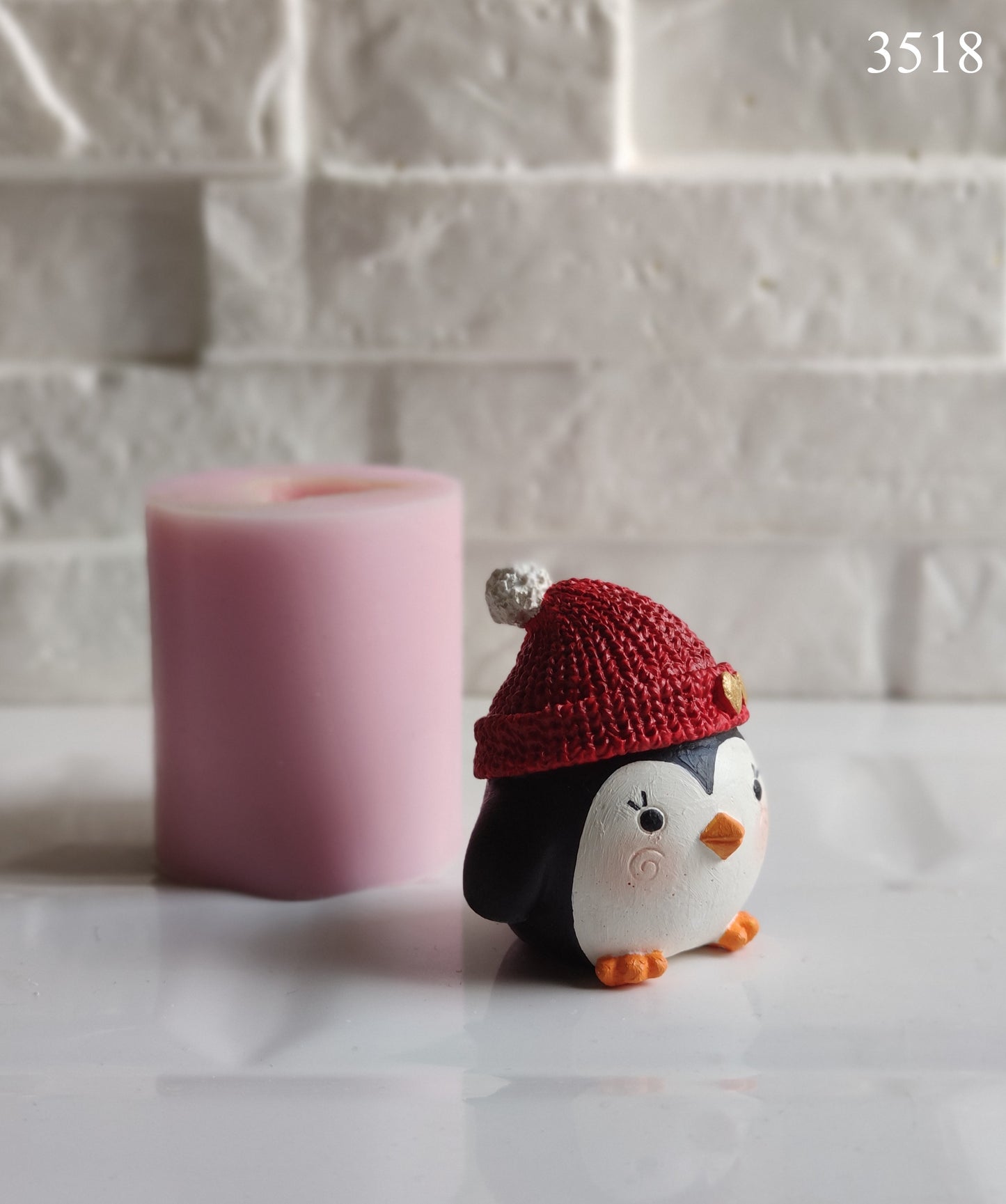 3D Penguen Silikon Kalıbı