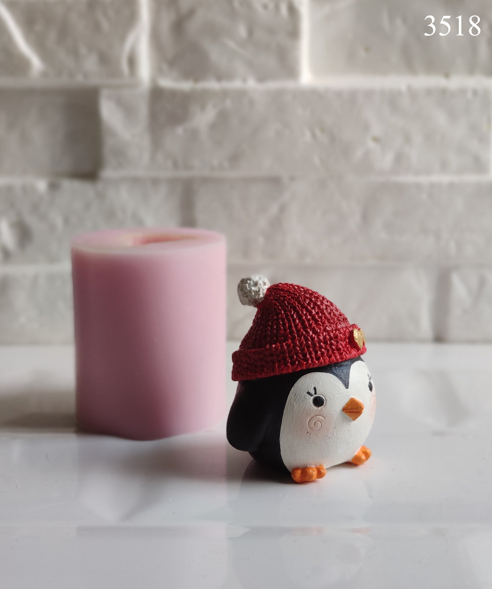 3D Penguen Silikon Kalıbı