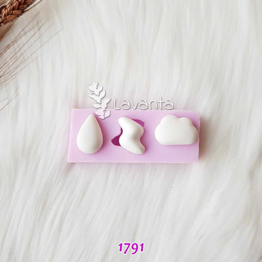 Tombul Damla Seti Kokulu Taş Kalıbı