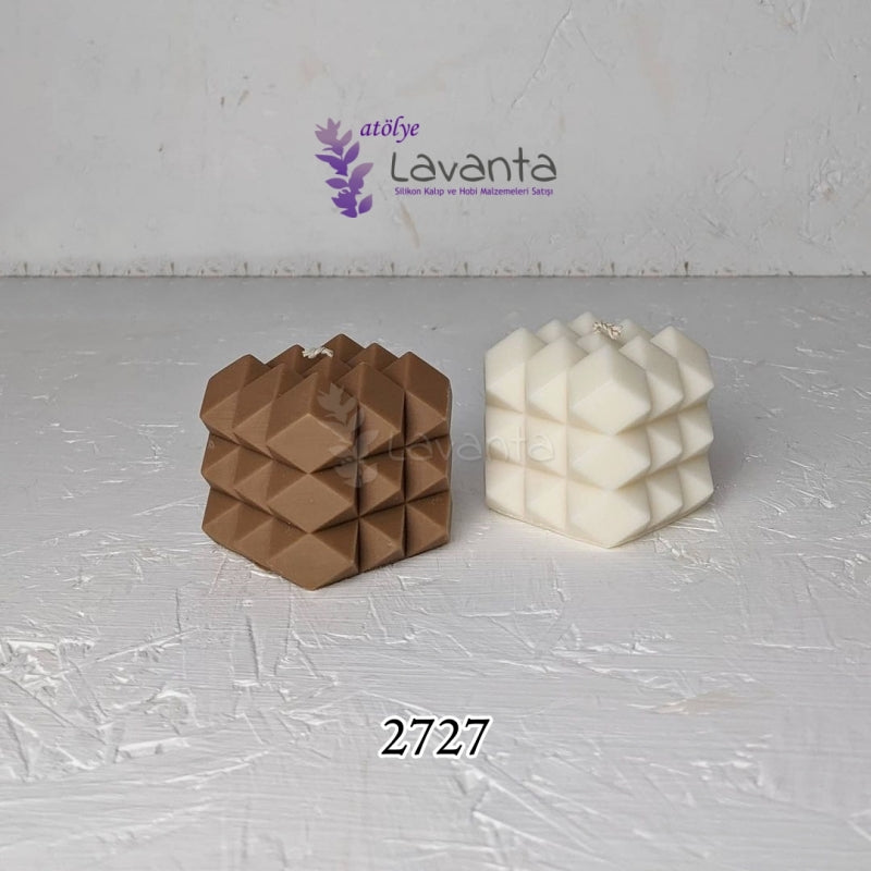 Orta Kübik Mum Kalıbı