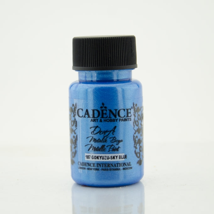 187 Gökyüzü Mavi Dora Metalik Boya 50ML