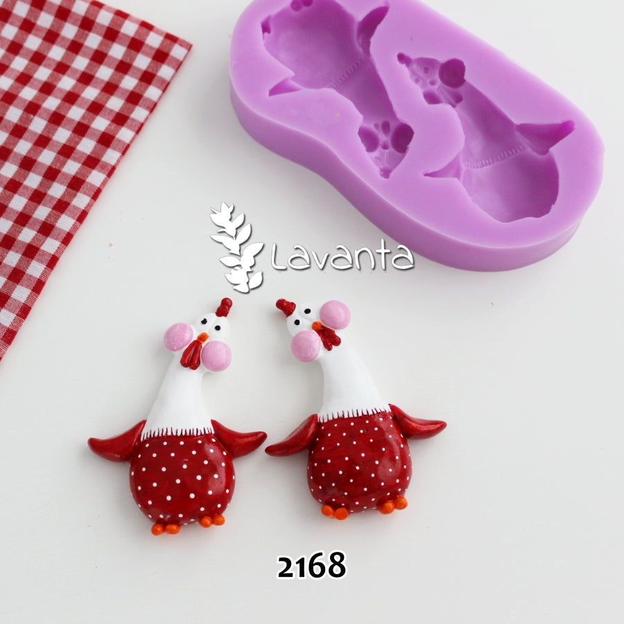 Terbiyeli Tavuklar Silikon Kalıbı