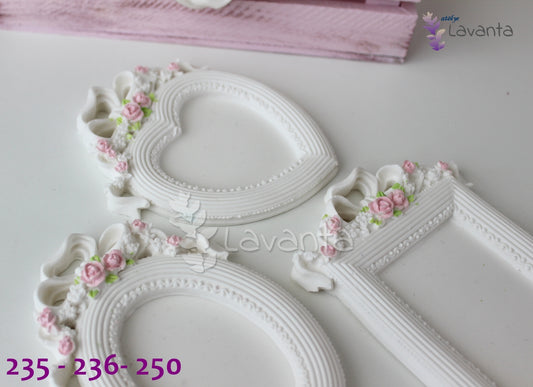 Vintage Çerçeve Seti  Silikon Kalıbı