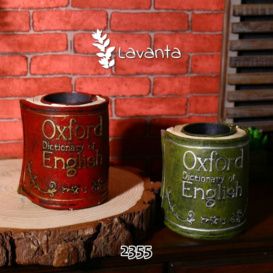 Kalemlik Kitap Saksı Kalıbı