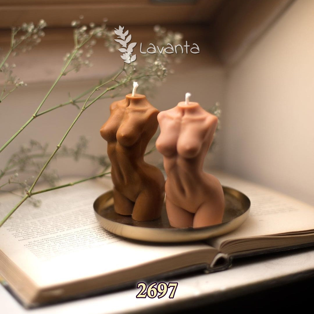 Kadın Silueti Mum Kalıbı