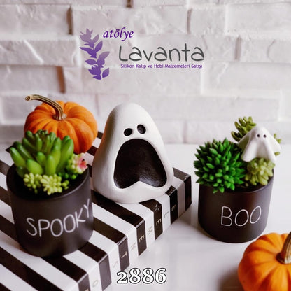 Halloween Hayalet Kalıbı