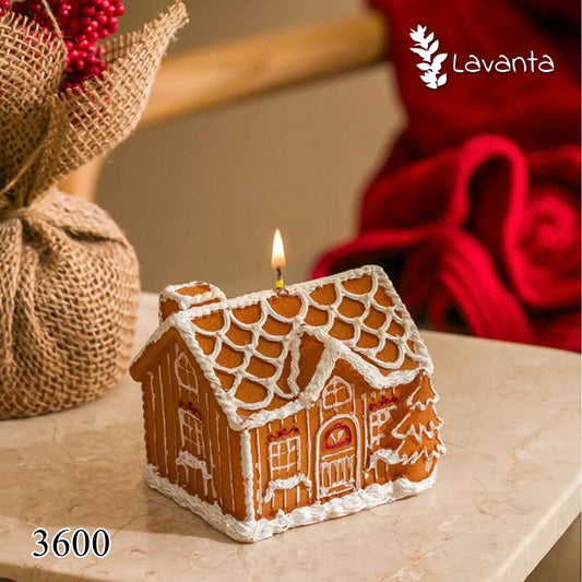 Kurabiye ev mum kalıbı