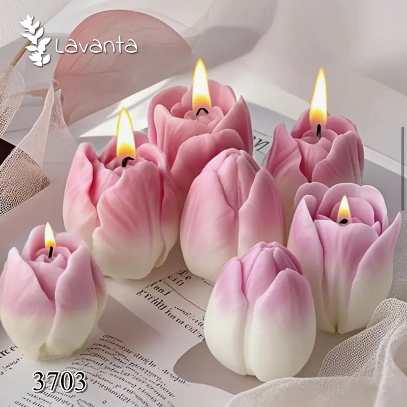 Üçlü Lale Silikon Kalıbı