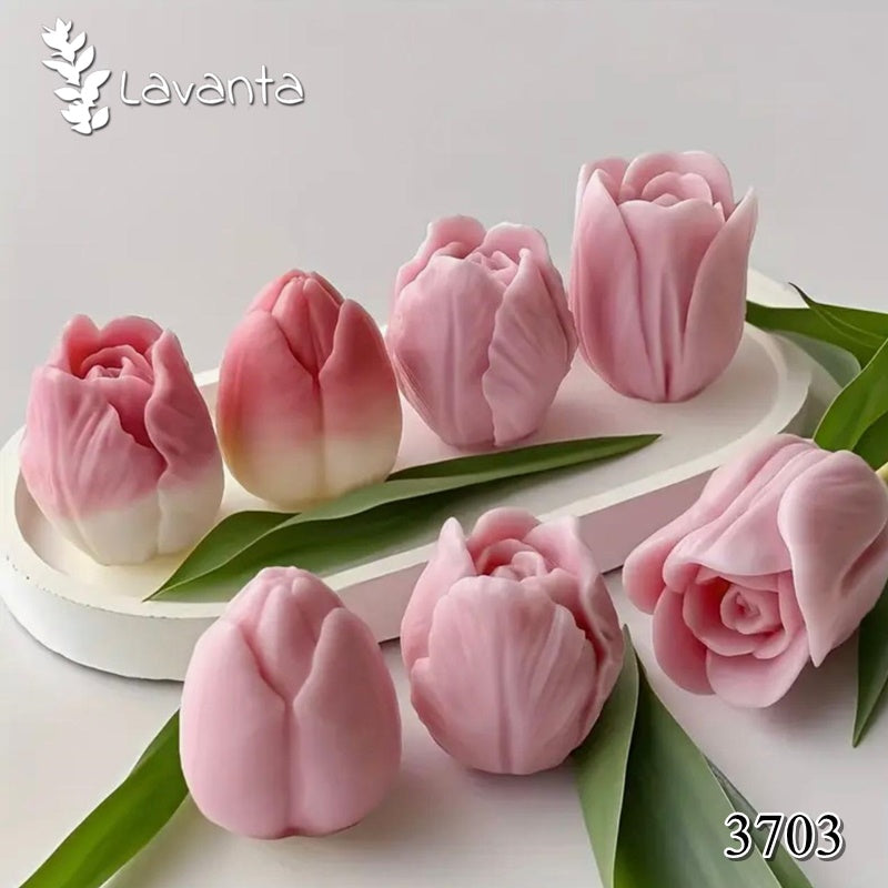 Üçlü Lale Silikon Kalıbı