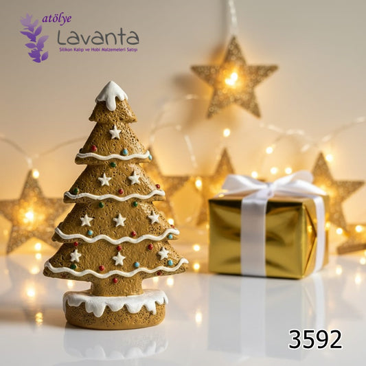 Yıldızlı Kurabiye Ağaç Kalıbı