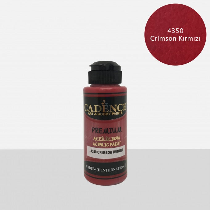 4350 Crimson Kırmızı - Premium Akrilik 120ml